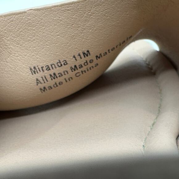 Cushionaire Sandal Wmns 11 Brown Miranda Faux Leather Platform Wedge Espadrilles - Picture 8 of 9